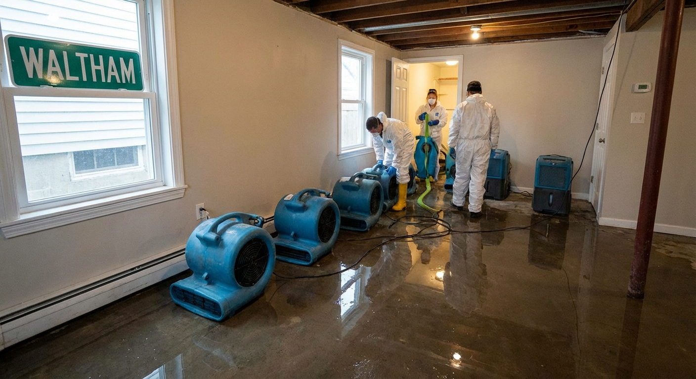 Water Damage Repair & Restoration in Waltham
