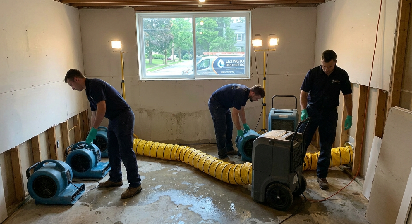 Water Damage Repair & Restoration in Lexington