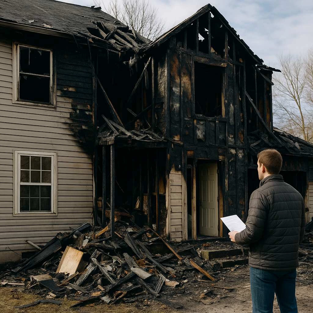 What Homeowners Insurance Covers After a House Fire in Massachusetts
