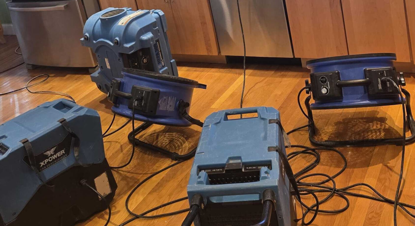 Common sources of water leaks in Northeastern Massachusetts homes, such as roofs, basements, and plumbing connections